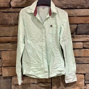 Cinch button down